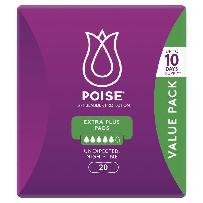 Poise Pads For Bladder Leaks Extra Plus 20 Pack