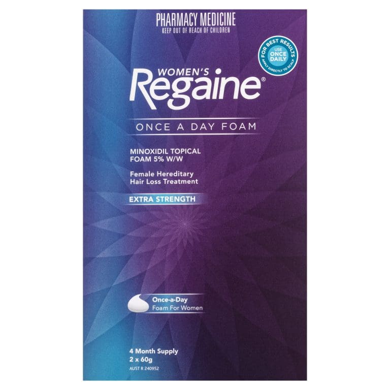 Regaine Women’s Extra Strength Minoxidil Foam Hair Regrowth Treatment 2 x 60g