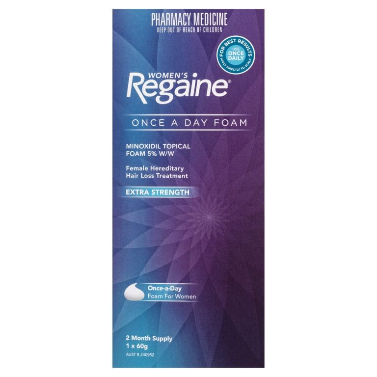 Regaine Women’s Extra Strength Minoxidil Foam Hair Regrowth Treatment 60g