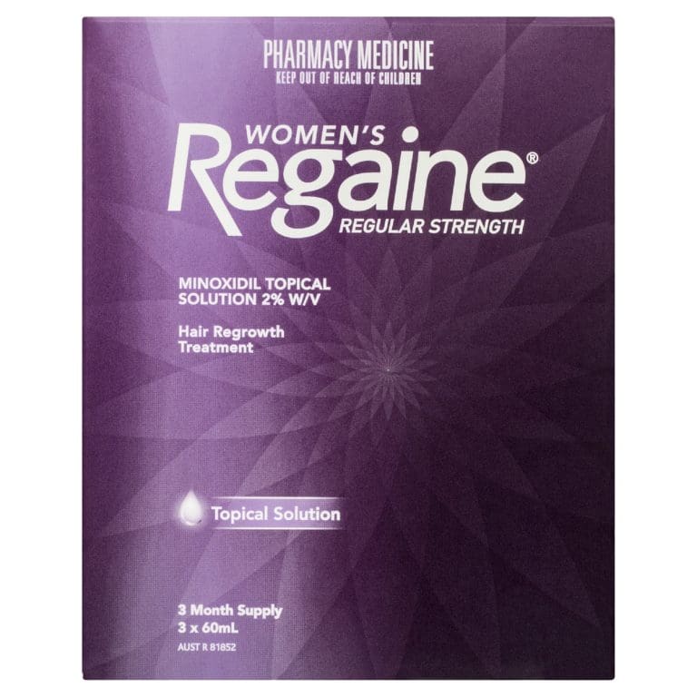 Regaine Women’s Regular Strength Minoxidil Hair Regrowth Treatment 3 x 60mL