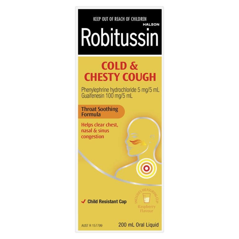 Robitussin Cold & Chesty Cough 200mL – AU