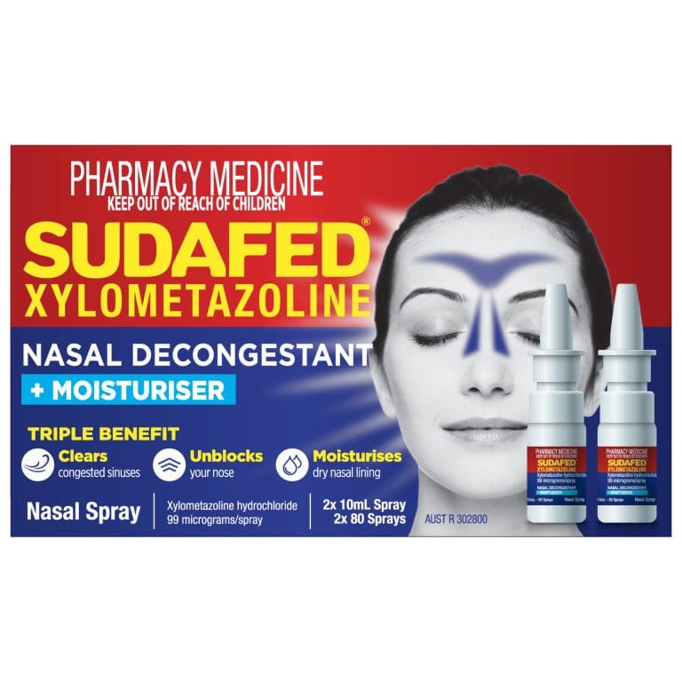 Sudafed Xylo Nasal Decongestant Spray Value Pack 2 x 10mL