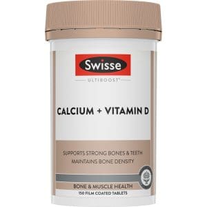 Swisse Ultiboost Calcium + Vitamin D 150 Tablets