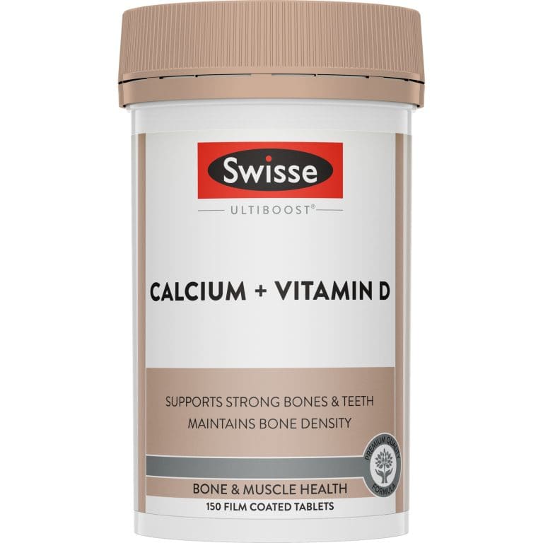 Swisse Ultiboost Calcium + Vitamin D 150 Tablets
