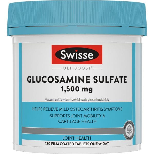 Swisse Ultiboost Glucosamine Sulfate 1,500mg 180 Tablets