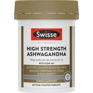Swisse Ultiboost High Strength Ashwagandha 60 Tablets