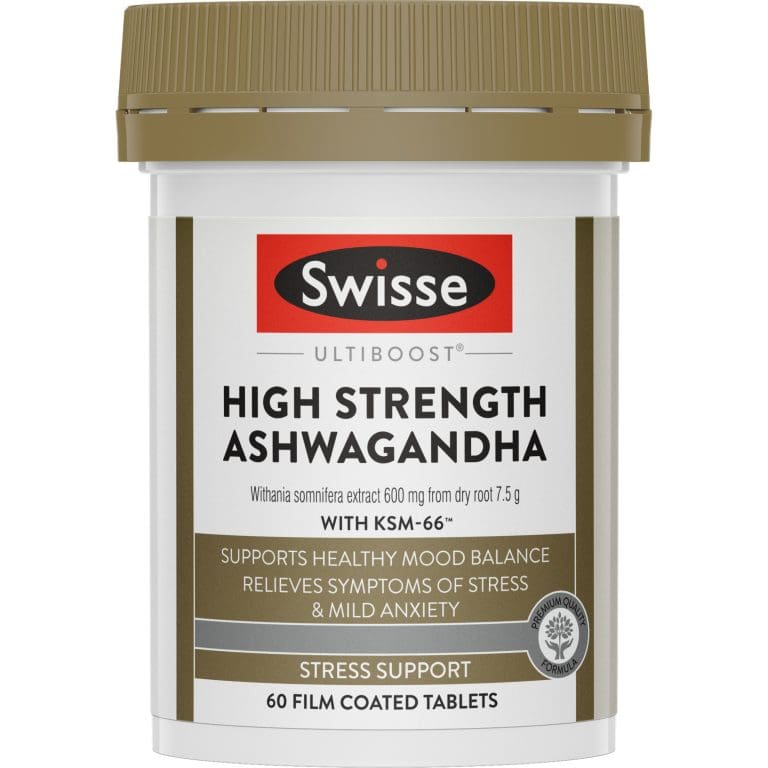 Swisse Ultiboost High Strength Ashwagandha 60 Tablets