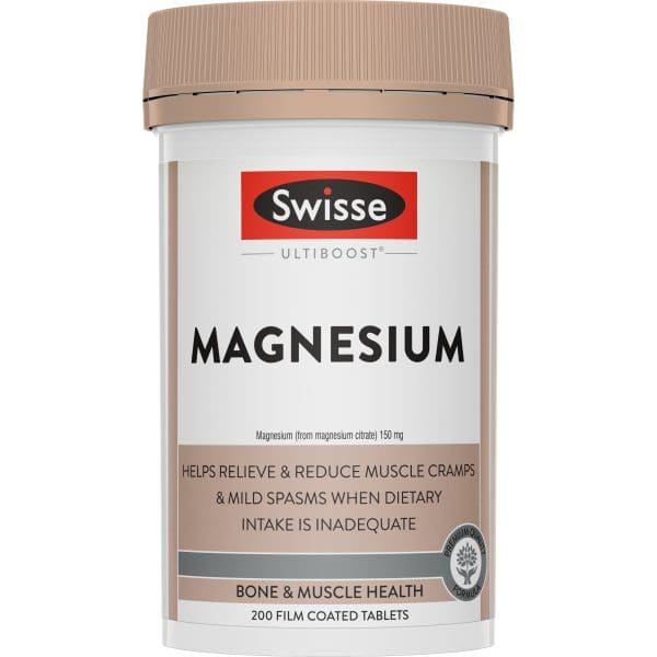 Swisse Ultiboost Magnesium 200 Tablets