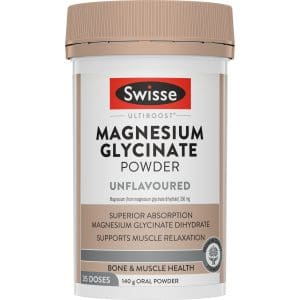 Swisse Ultiboost Magnesium Glycinate Powder Unflavoured 140g