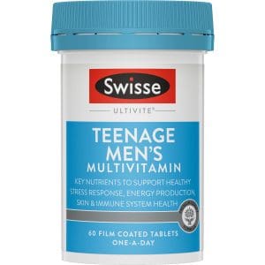 Swisse Ultivite Teenage Men's Multivitamin 60 Tablets