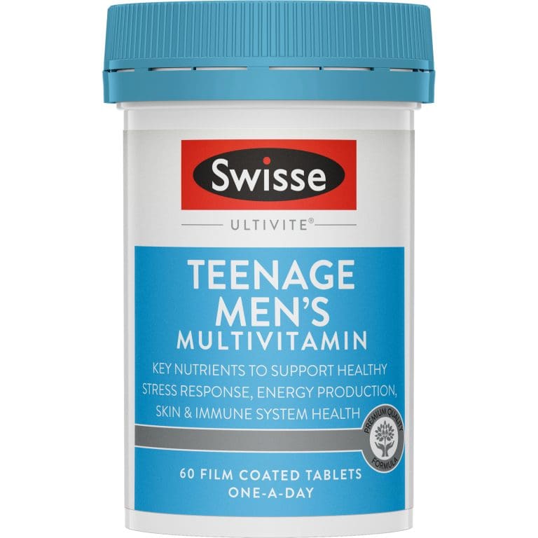 Swisse Ultivite Teenage Men’s Multivitamin 60 Tablets