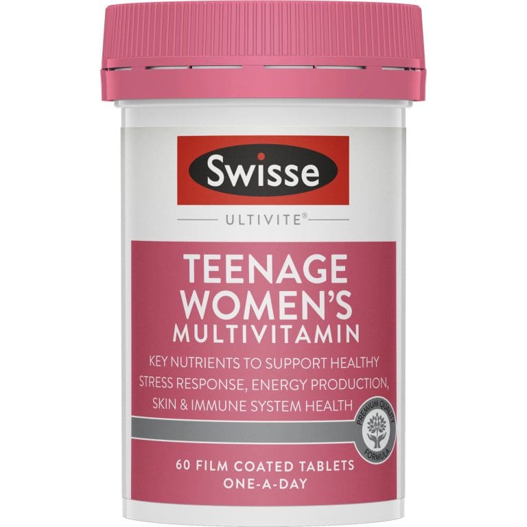 Swisse Ultivite Teenage Women’s Multivitamin 60 Tablets
