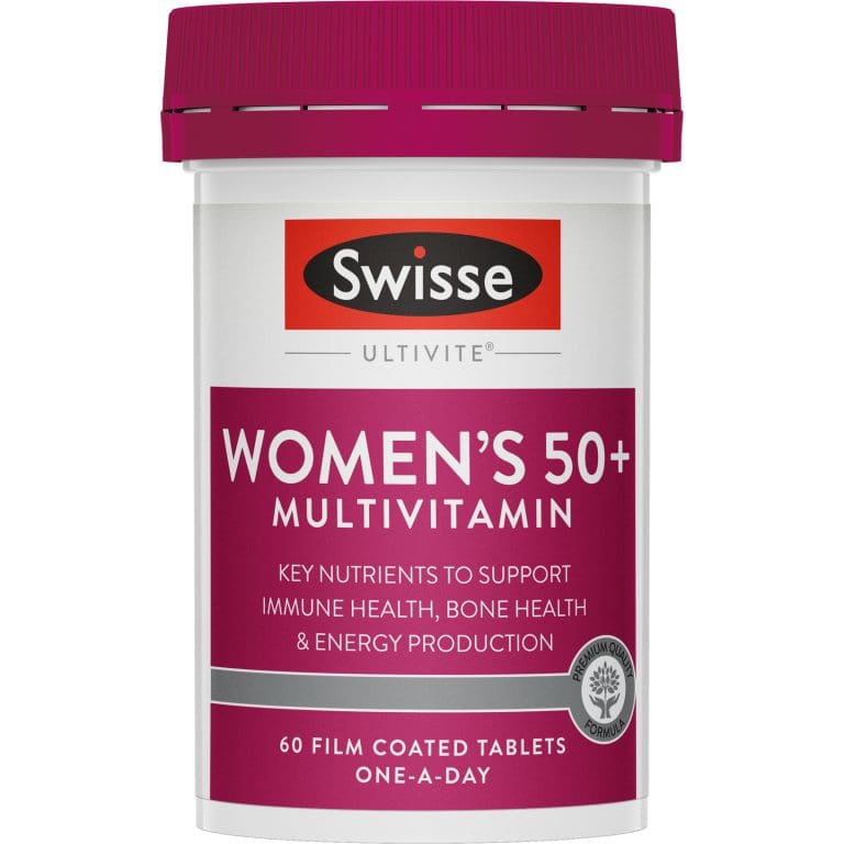 Swisse Ultivite Women’s 50+ Multivitamin 60 Tablets