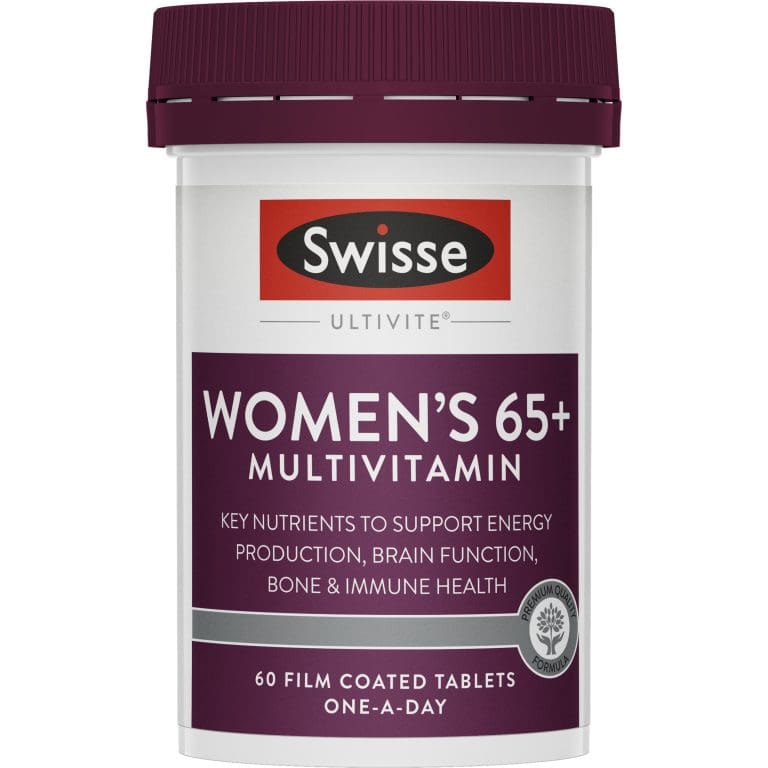 Swisse Ultivite Women’s 65+ Multivitamin 60 Tablets