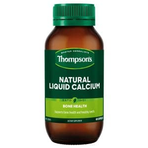 Thompson's Natural Liquid Calcium 60 Capsules