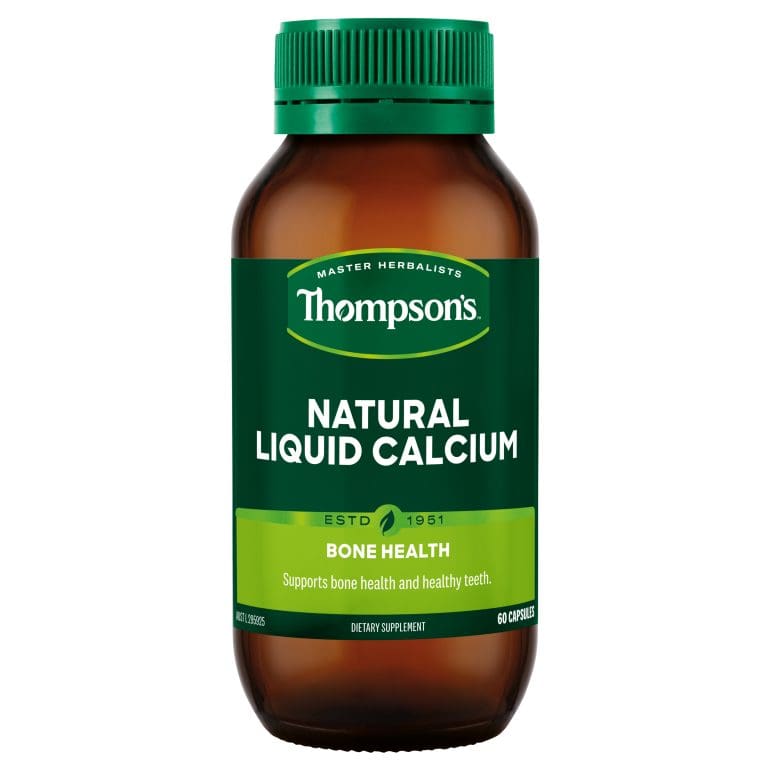 Thompson’s Natural Liquid Calcium 60 Capsules