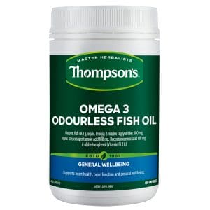 Thompson's Omega-3 Odourless Fish Oil 400 Capsules
