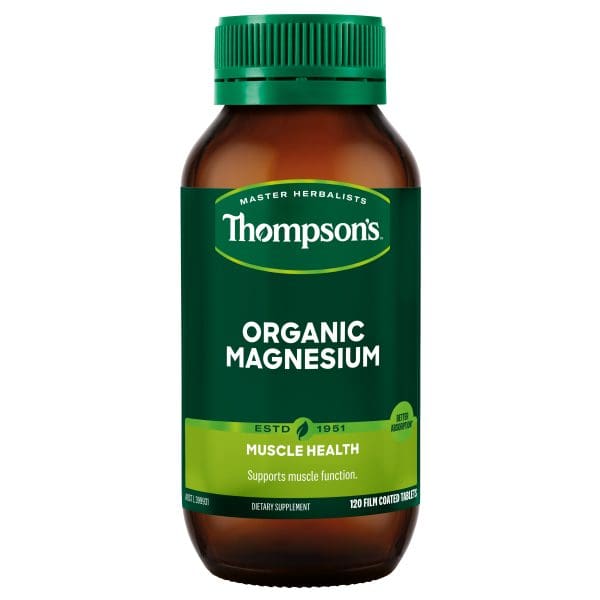 Thompson's Organic Magnesium 120 Tablets