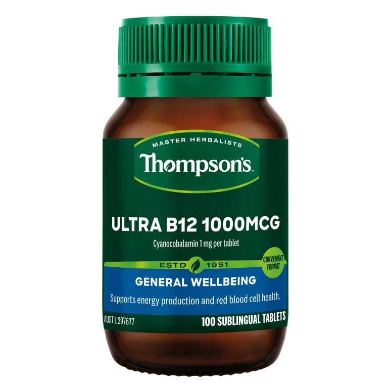 Thompson’s Ultra B12 1000mcg 100 Tablets