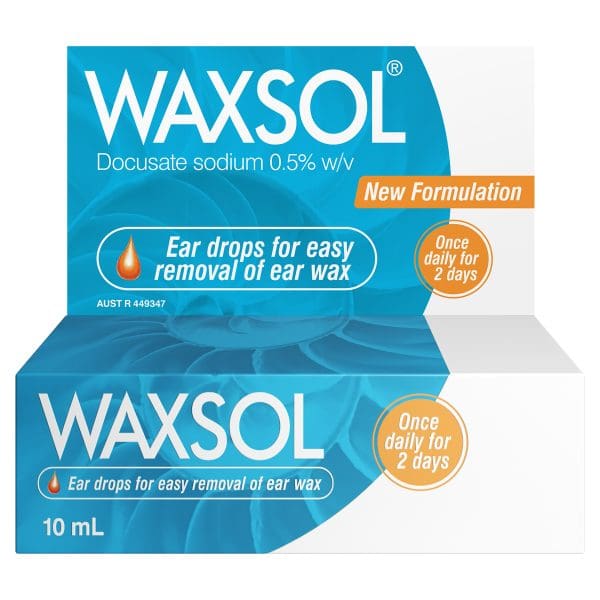 Waxsol Ear Drops 0.5% 10mL
