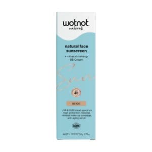 Wotnot Naturals Zinc Sunscreen & BB+Cream BEIGE 50g