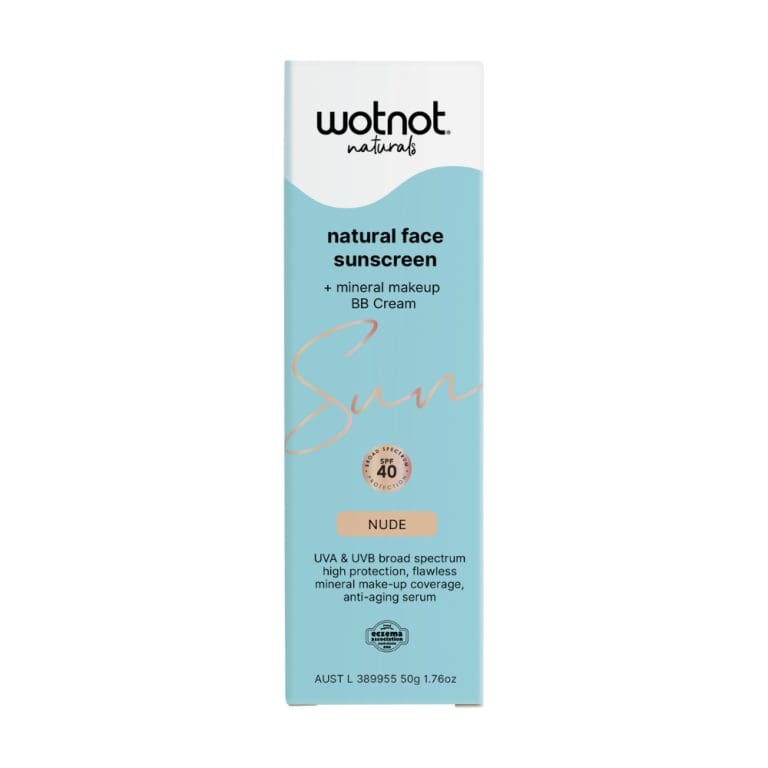 Wotnot Naturals Zinc Sunscreen & BB+Cream NUDE 50g